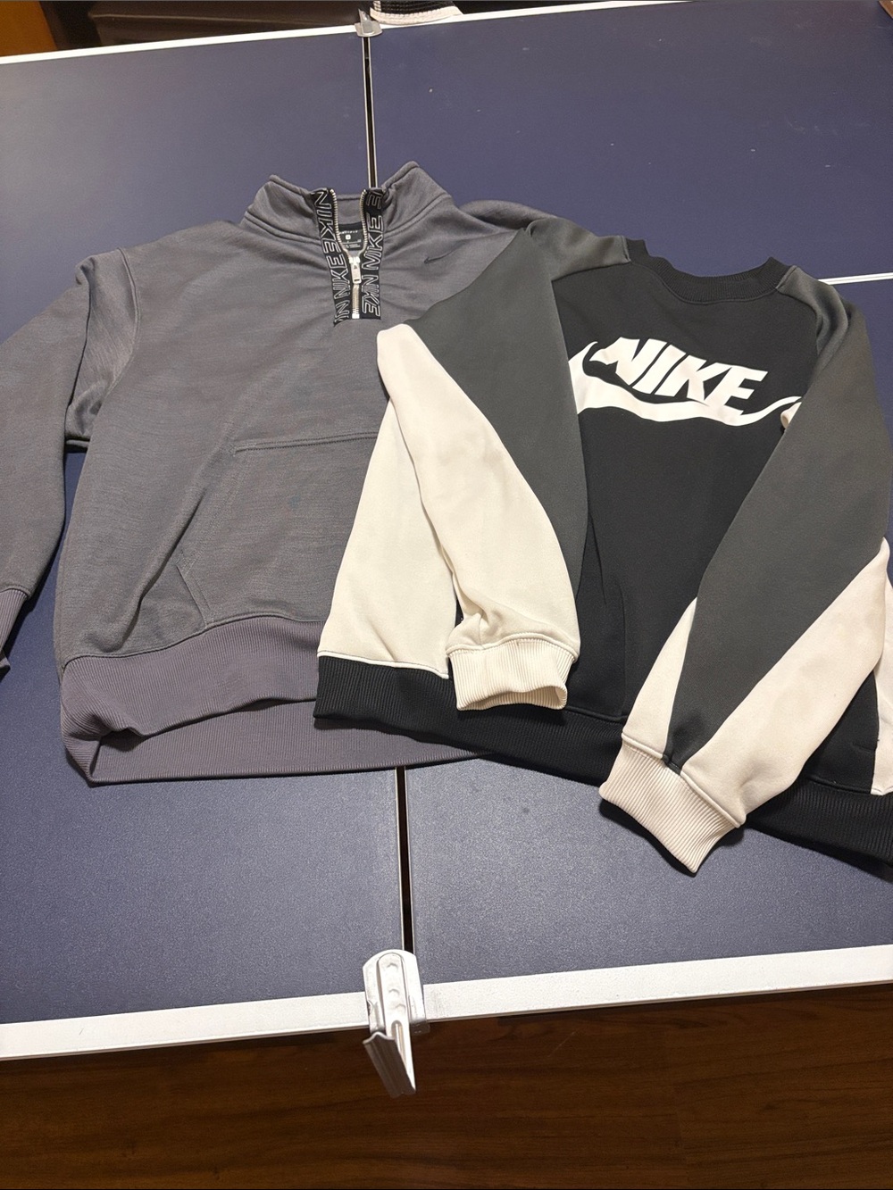 Two Nike Sweatshirts women’s small